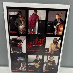 Kumalo / Veasley / Cohen / Patitucci / East - AGUILAR AMPS - 2008 Print Ad